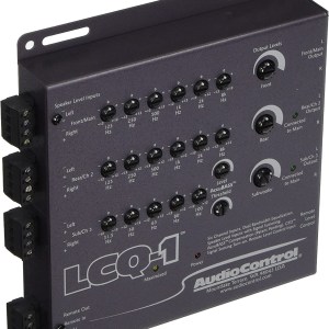Audio Control LCQ1 Black Color 6-Channel Car Audio Line Output Converter with Equalizer