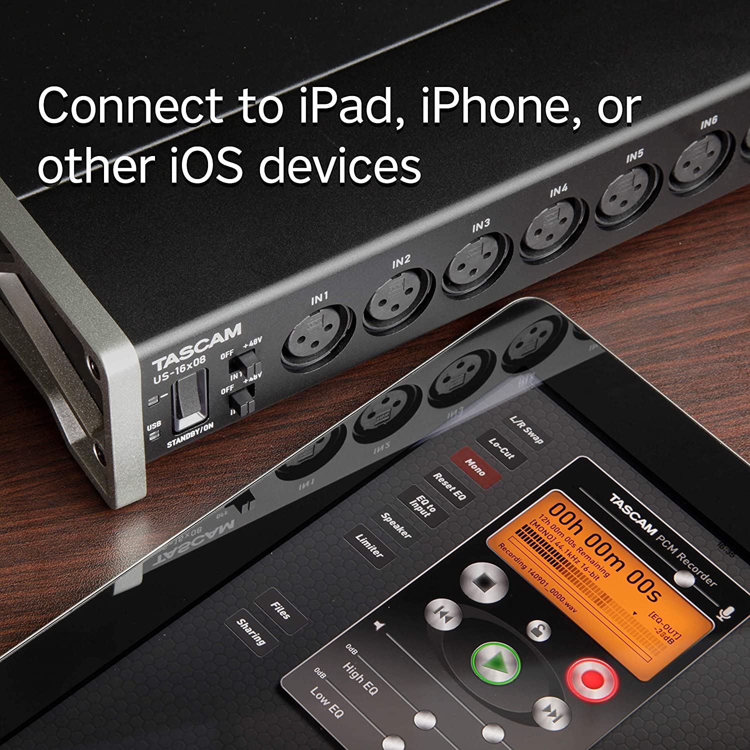 Tascam US-16x08 Rackmount USB Audio/MIDI Interface - Image 12