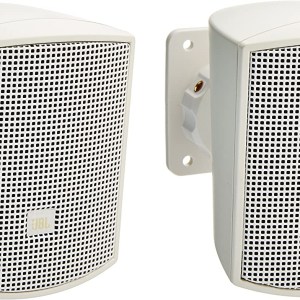 JBL Professional Control 52-WH Surface-Mount Satellite Speaker for Subwoofer-Satellite Loudspeaker System, White, Sold as Pair