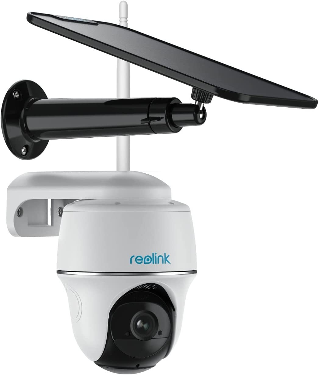 REOLINK Security Camera Wireless Outdoor, Pan Tilt Solar Powered with 2K Night Vision, 2.4/5 GHz Wi-Fi, 2-Way Talk, Works with Alexa/ Google Assistant for Home Surveillance, Argus PT w/ Solar Panel Electronics