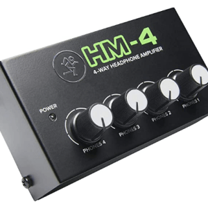 Mackie HM Series, 4-Way Headphone Amplifier Mixer Accessory 1-ch x 4 Headphones (HM-4)