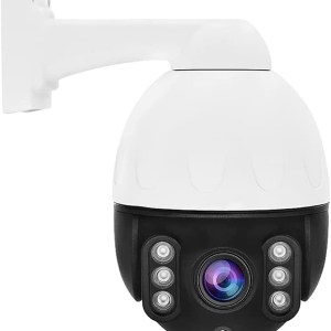 YoLuKe JideTech 5MP Security PTZ Camera Outdoor 5X Optical Zoom with Two Way Audio/ Human Motion Detection/2.4G WiFi Camera /SD