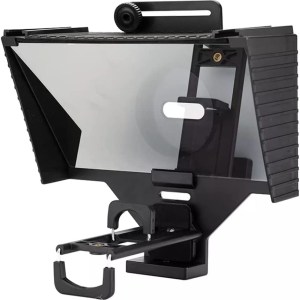 RENSLAT Phone and DSLR Recording Mini Teleprompter Portable Inscriber Mobile Teleprompter Artifact Video with Remote Control