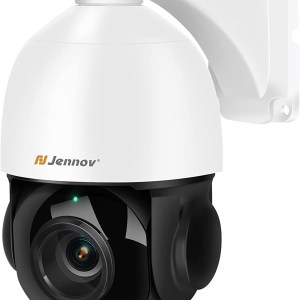 4K 8MP Outdoor PTZ IP POE Camera with Pan Tilt 20x Optical Zoom & Human Vehicle Detection, Speed Dome Security Camera with 320ft