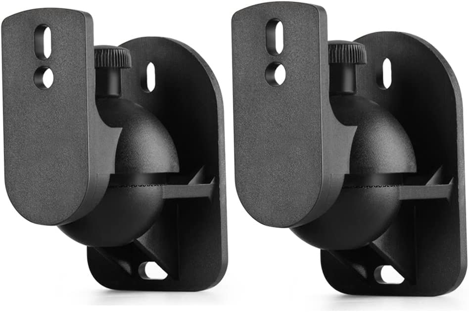 TNP Universal Satellite Speaker Wall Mount Bracket Ceiling Mount Clamp with Adjustable Swivel and Tilt Angle Rotation For Home - Image 8
