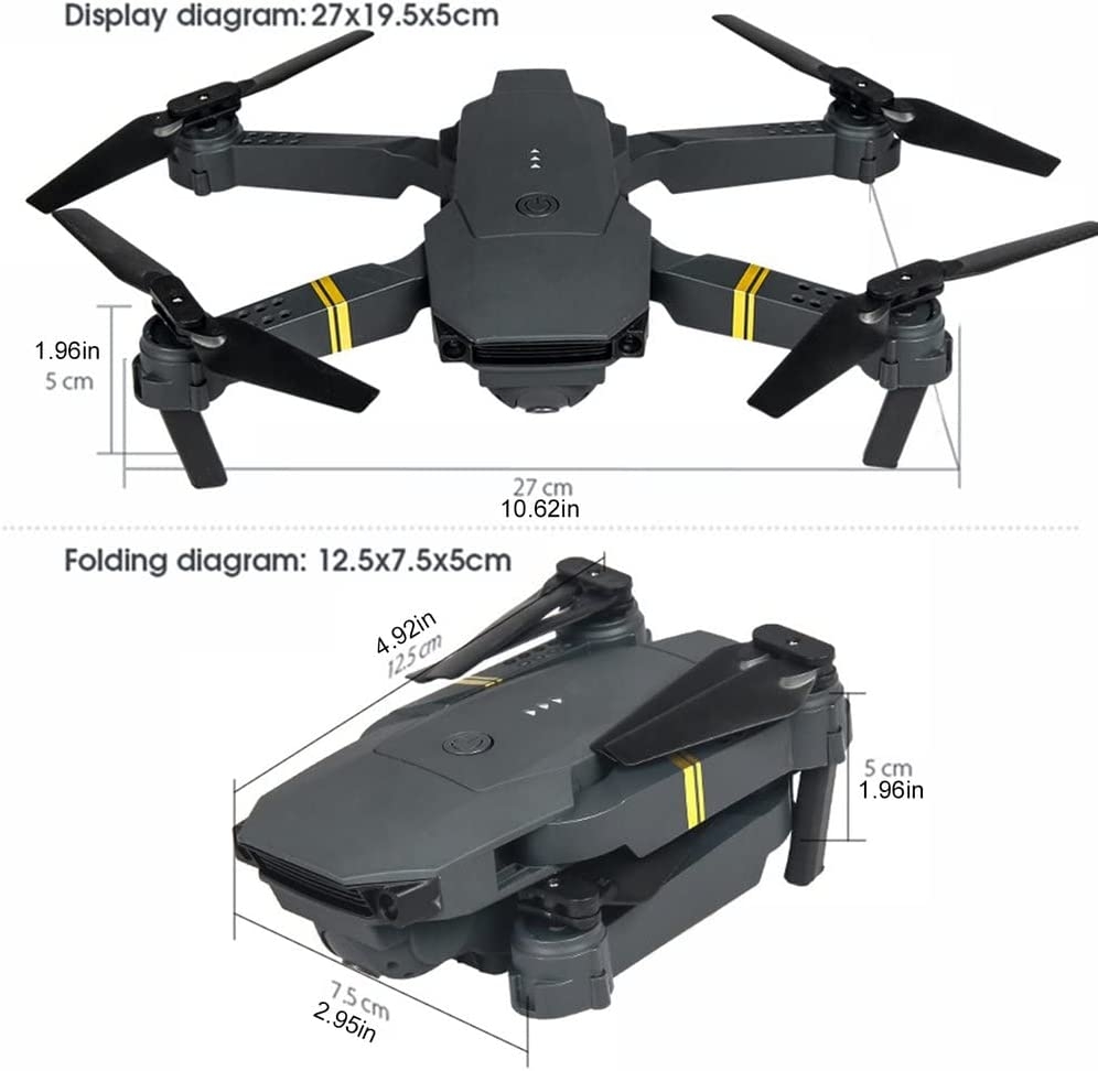 Rustoil E58 Drone with Camera for Adults, 1080P HD Mini FPV Drones for Kids Beginners, Foldable RC Quadcopter Toys Gifts for - Image 6