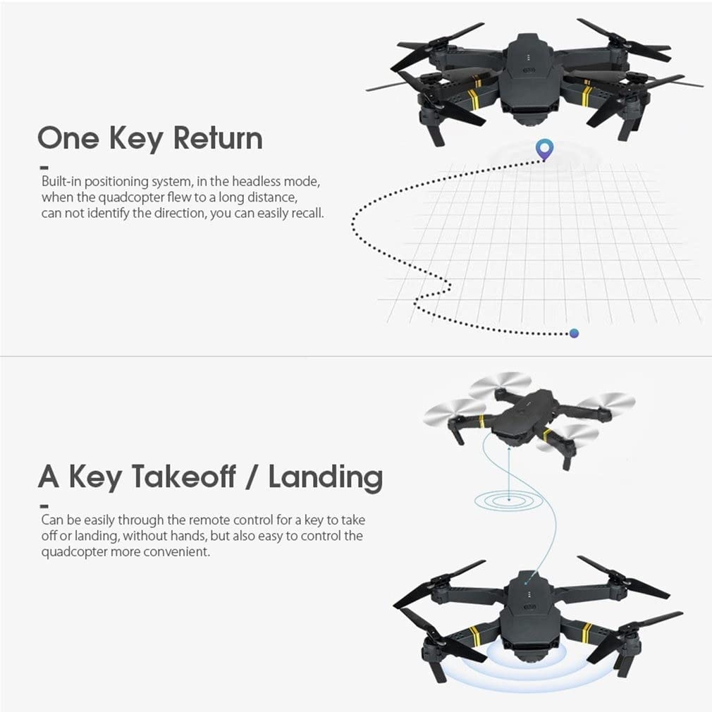 Rustoil E58 Drone with Camera for Adults, 1080P HD Mini FPV Drones for Kids Beginners, Foldable RC Quadcopter Toys Gifts for - Image 5