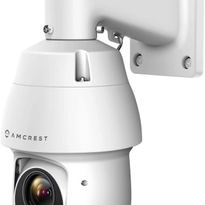 Amcrest 8MP Outdoor PTZ POE + IP Camera Pan Tilt Zoom (Optical 25x Motorized) Human and Vehicle Detection AI, Perimeter