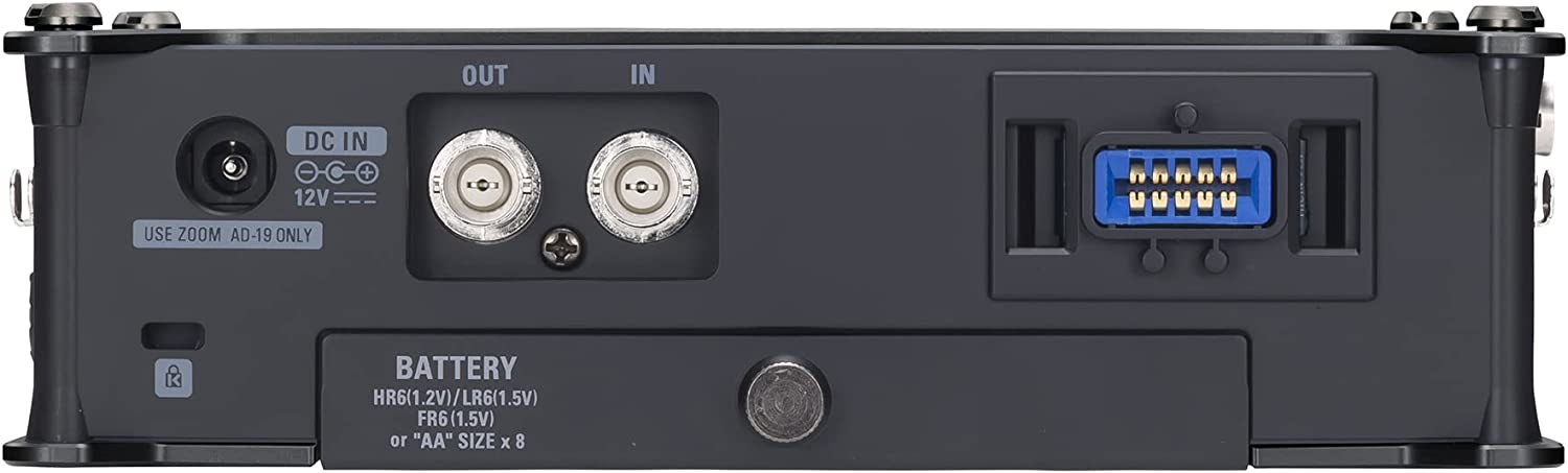 Zoom F8n Pro Professional Field Recorder/Mixer, Audio for Video, 32-bit/192 kHz Recording, 10 Channel Recorder, 8 XLR/TRS - Image 5