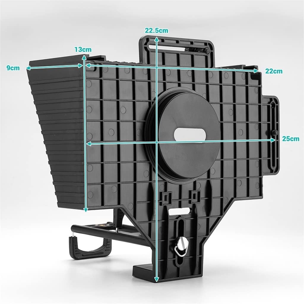 RENSLAT Phone and DSLR Recording Mini Teleprompter Portable Inscriber Mobile Teleprompter Artifact Video with Remote Control - Image 2