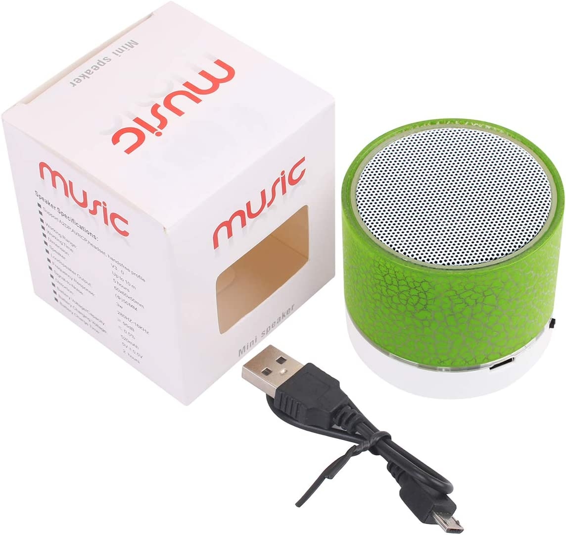 Portable Wireless Mini Bluetooth Speaker,AICase Super Bass Stereo Rechargeable Speaker with LED Lights - Image 42