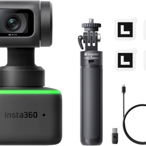 insta360 Link - PTZ 4K Webcam with 1/2" Sensor, AI Tracking, Gesture Control, HDR, Noise-Canceling Microphones, Specialized