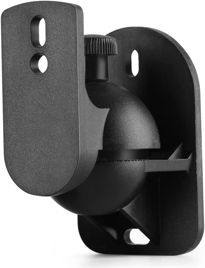 TNP Universal Satellite Speaker Wall Mount Bracket Ceiling Mount Clamp with Adjustable Swivel and Tilt Angle Rotation For Home - Image 2