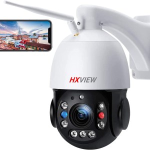 HXVIEW PTZ Security Camera Outdoor 30X Optical Zoom Camera WiFi Wireless 5MP RTSP IP Camera 1000FT Night Vision Auto Tracking