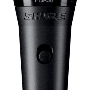 Shure PGA58 Dynamic Microphone - Handheld Mic for Vocals with Cardioid Pick-up Pattern, Discrete On/Off Switch, Stand Adapter