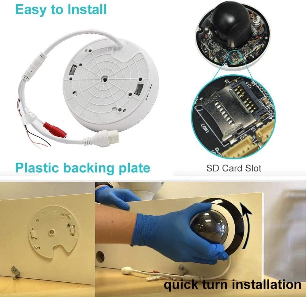 Anpviz 4.0MP(2560x1440) POE IP PTZ Dome Camera Compatible with Hikvision ,4X Optical, 16X Digital Zoom, H.265+ Outdoor Security - Image 5