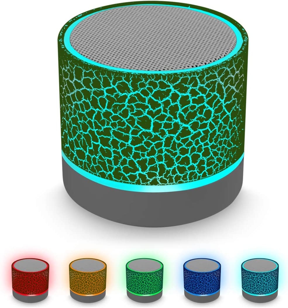 Portable Wireless Mini Bluetooth Speaker,AICase Super Bass Stereo Rechargeable Speaker with LED Lights - Image 36