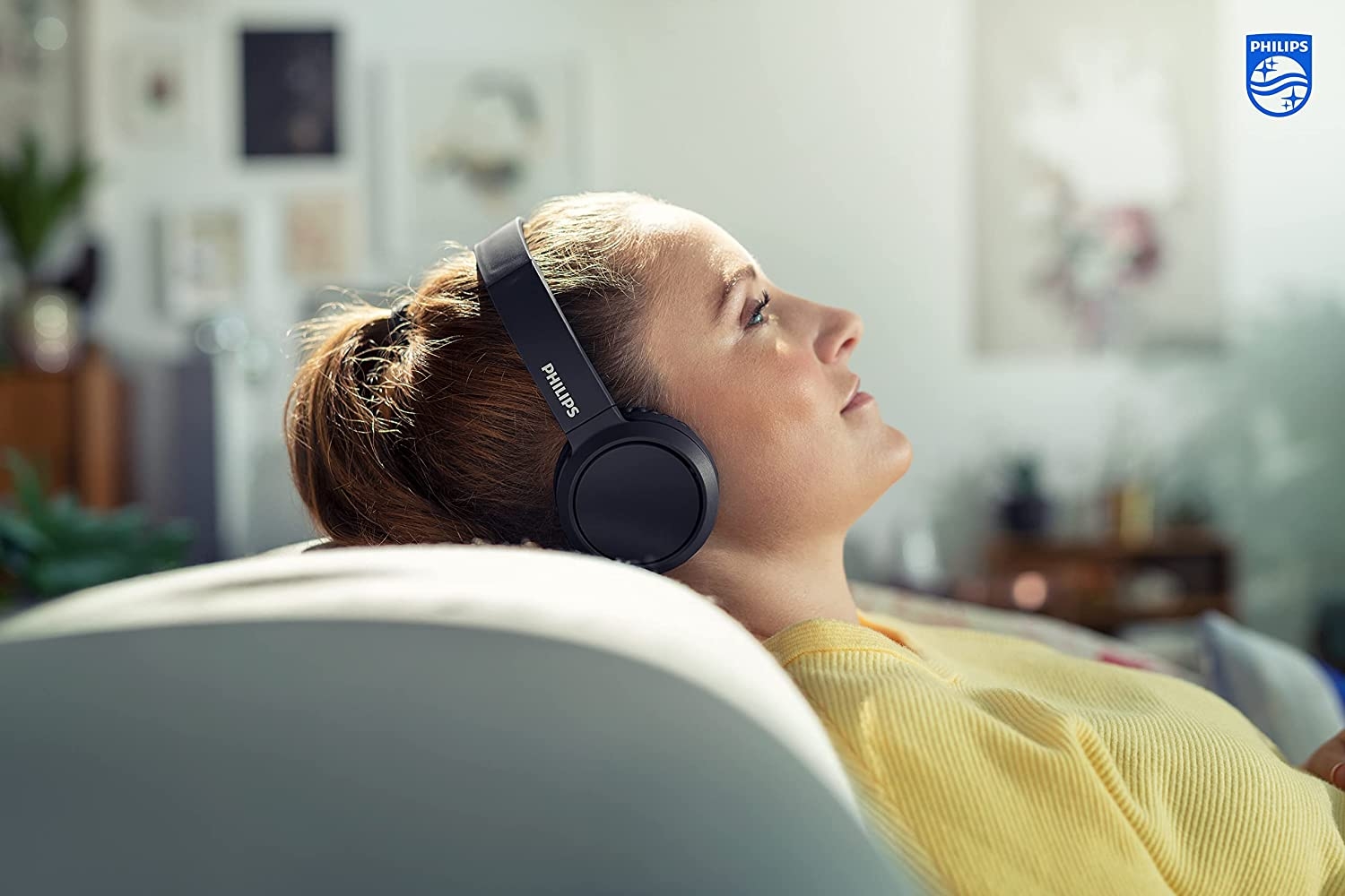Philips H4205 On-Ear Wireless Headphones with 32mm Drivers and BASS Boost on-Demand, Blue - Image 7