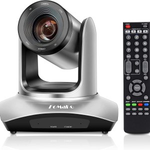 FoMaKo HDMI PTZ Camera 20X Optical Zoom, HDMI Live Streaming Camera USB PTZ Camera to YouTube, Facebook HDMI 1080P 60FPS for