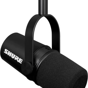 Shure MV7X XLR Podcast Microphone - Pro Quality Dynamic Mic for Podcasting & Vocal Recording, Voice-Isolating Technology, All