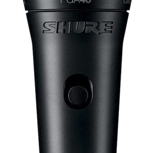 Shure PGA48 Dynamic Microphone - Handheld Mic for Vocals with Cardioid Pick-up Pattern, Discrete On/Off Switch, 3-pin XLR