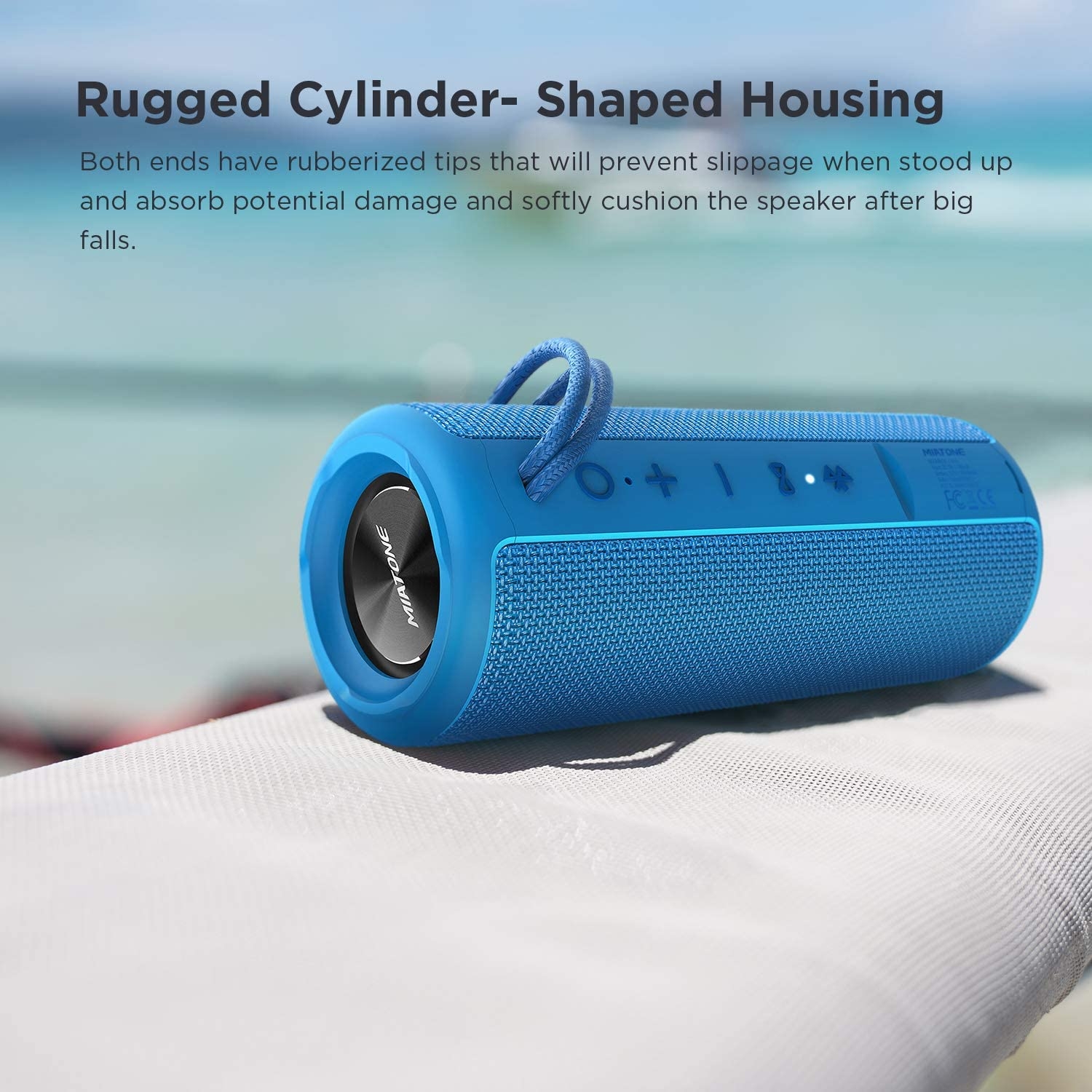 MIATONE Outdoor Portable Bluetooth Speakers Wireless Speaker Waterproof - Pink - Image 13