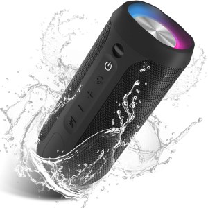 EDUPLINK Portable Bluetooth Speaker Waterproof IPX7 Wireless Speaker with 20W Louder Speakers Switch Between Bluetooth Pairing