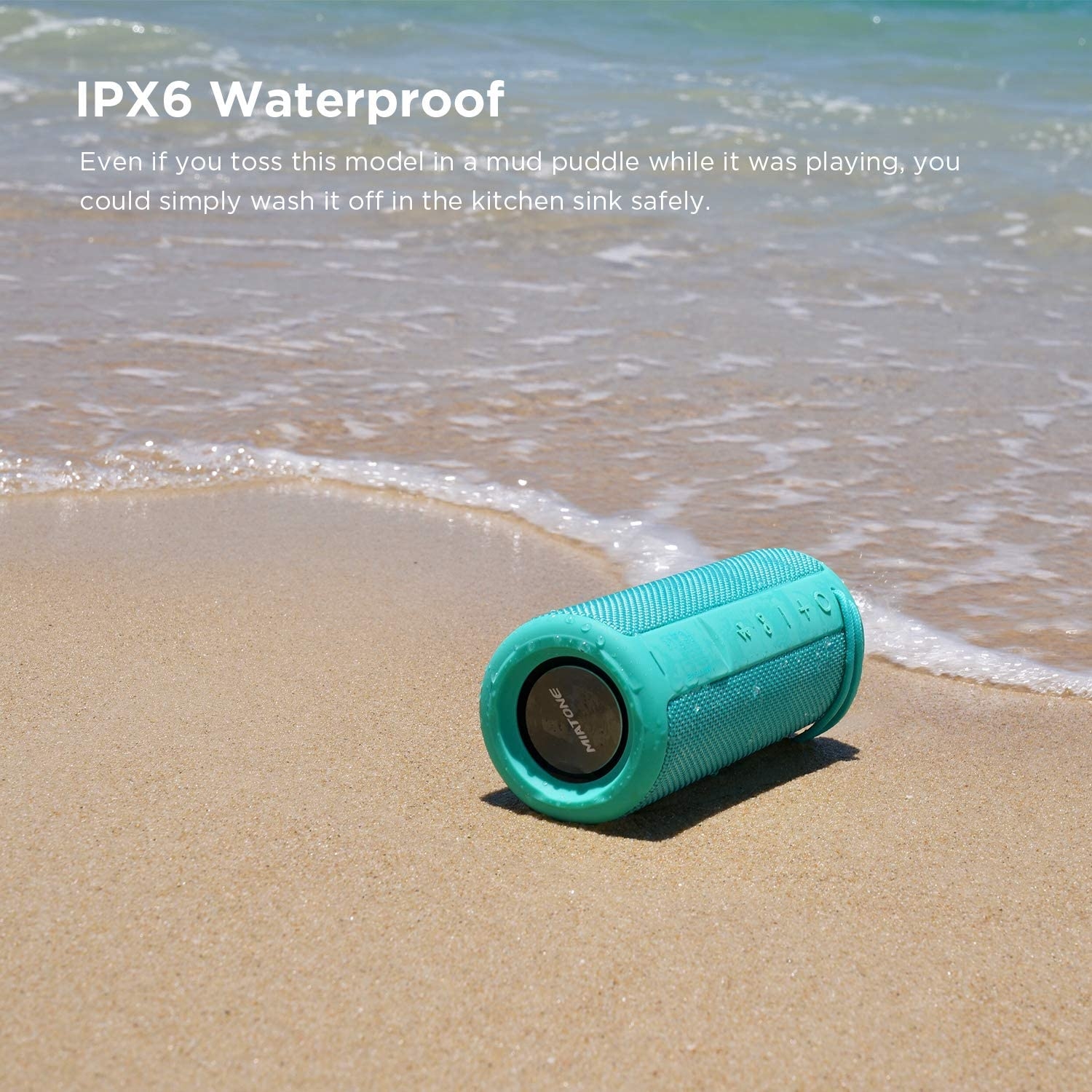 MIATONE Outdoor Portable Bluetooth Speakers Wireless Speaker Waterproof - Pink - Image 25