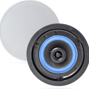 Herdio 4 Inch in-Ceiling Speaker 80 Watts Full Range Celling Speaker Perfect for Humid Indoor Outdoor Placement Bath,