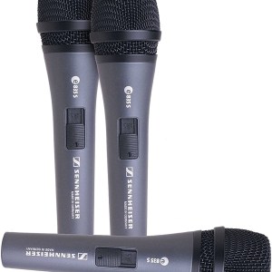 Sennheiser Professional E 835-S Dynamic Cardioid Vocal Microphone with On/Off Switch