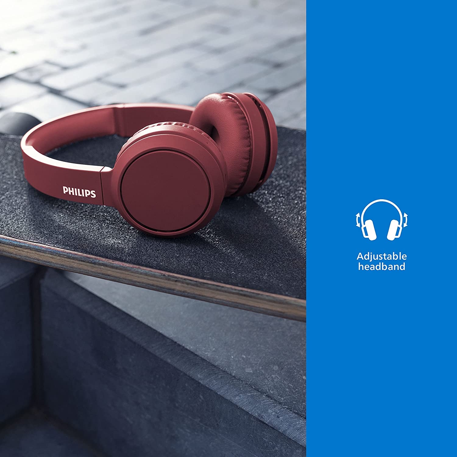 Philips H4205 On-Ear Wireless Headphones with 32mm Drivers and BASS Boost on-Demand, Blue - Image 13