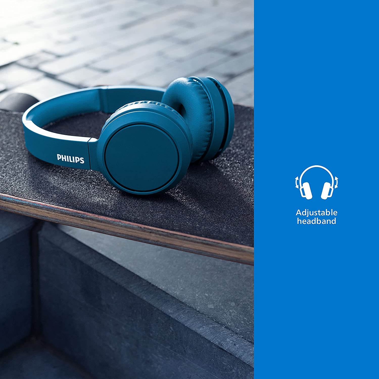 Philips H4205 On-Ear Wireless Headphones with 32mm Drivers and BASS Boost on-Demand, Blue - Image 21