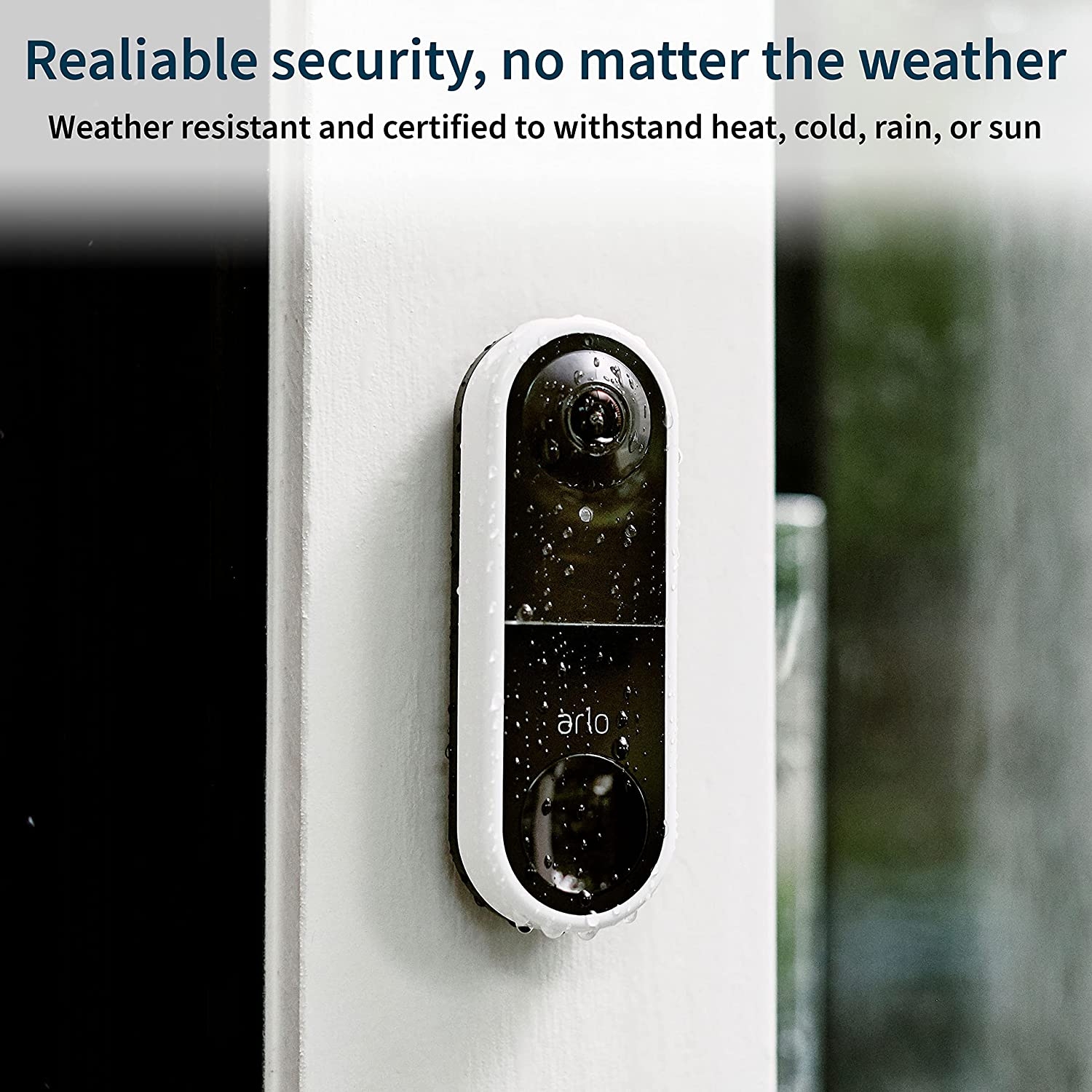 Arlo Essential Wired Video Doorbell - HD Video, 180° View, Night Vision, 2 Way Audio, DIY Installation (wiring required), - Image 4