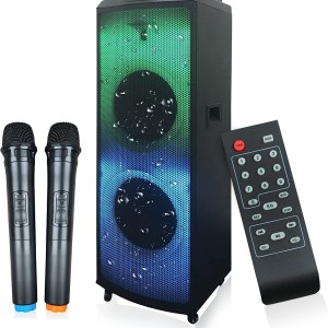 High Power Bass Portable Wireless Bluetooth Studio Dj Party Concert Speaker's - Colorful Liquid Motion Light Changing