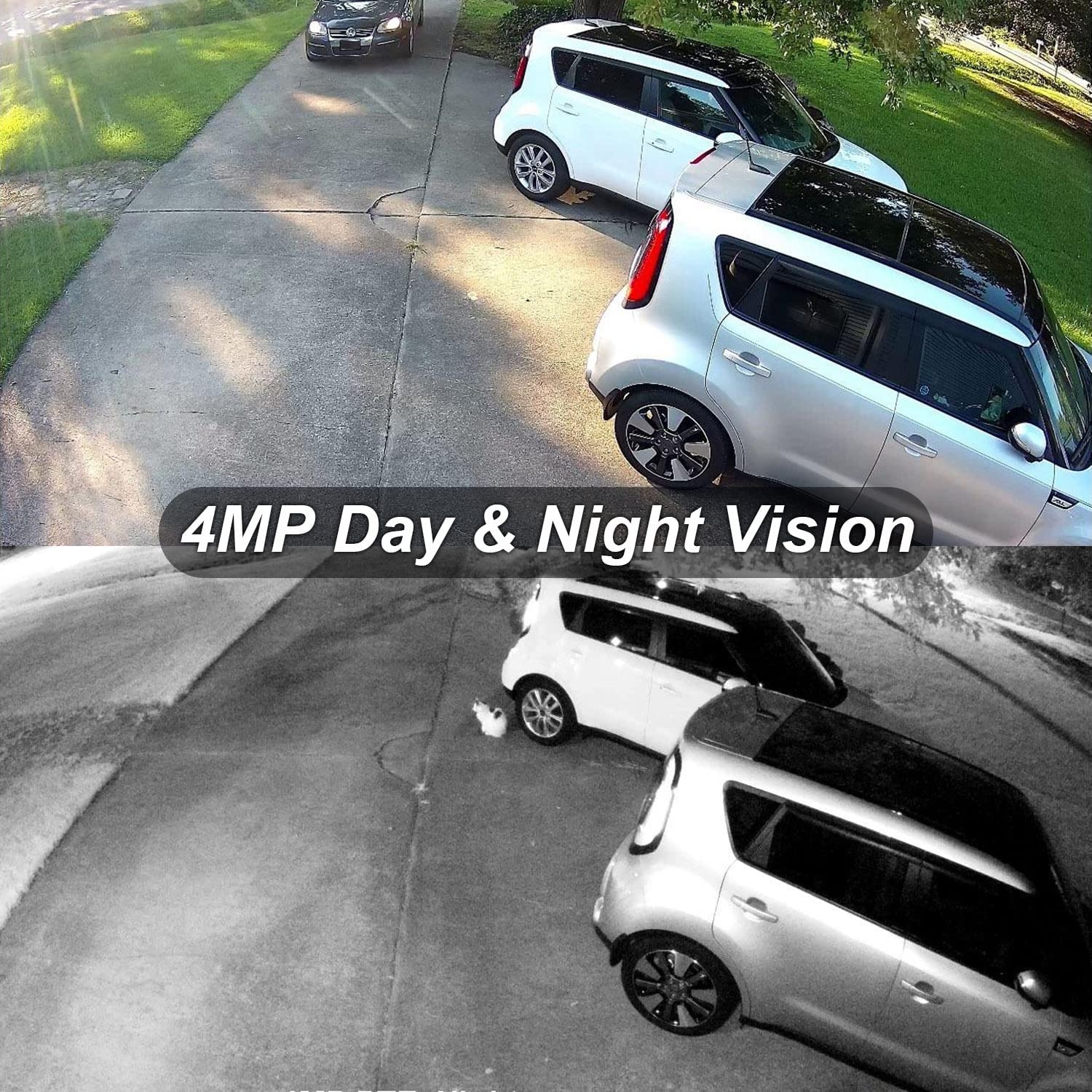 Anpviz 4.0MP(2560x1440) POE IP PTZ Dome Camera Compatible with Hikvision ,4X Optical, 16X Digital Zoom, H.265+ Outdoor Security - Image 2
