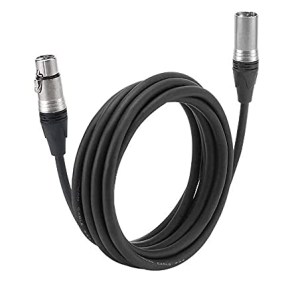 Kadence XLR Cable, Microphone Cable, XLR Male to Female Balanced Microphone Cord 3 pin, Mic Cord, XLR Male to Female (4.5 MTR)