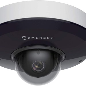 Amcrest ProHD 1080P PTZ Camera Outdoor, 2MP Outdoor Vandal Dome IP PoE Camera (3X Optical Zoom) IK08 Vandal-Proof, IP66