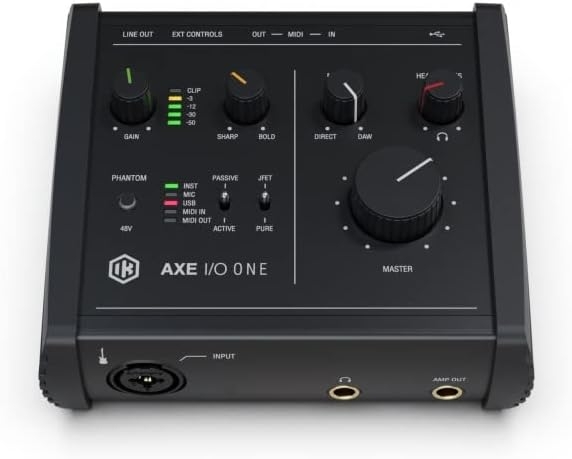IK Multimedia AXE I/O ONE USB-C Audio Interface Recording Guitar Bass - Image 2