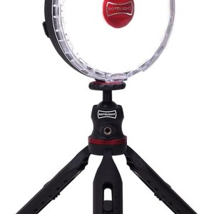 Rotolight LED Ring Light, Bi-Color NEO 2 Video Conference Lighting Kit for Virtual Meetings