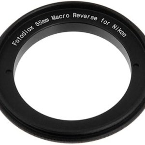 Fotodiox 58mm Macro Reverse Ring Filter Kit Compatible with 58mm Filter Thread Lenses to Nikon F-Mount Cameras - with UV Filter,