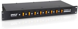 Electric Rack Mount PDU Unit - 8 Outlets w/Digital Display and Surge Protection, 1U/15A/120V Aluminum Alloy Power, Covered