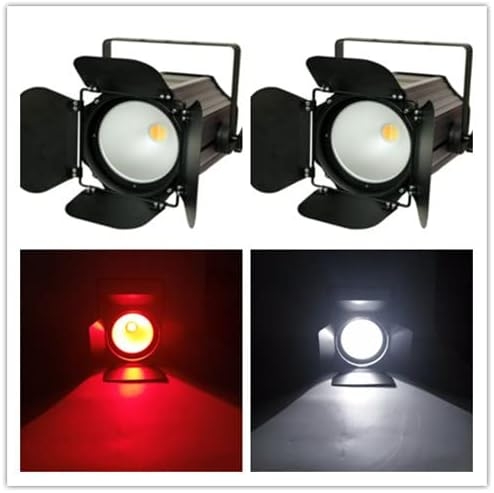 Stage Par Lights Professional, 200W LED COB Par Light Stage Light Wash Lighting Cold & Warm White Spotlight, COB DJ Wash Par - Image 5