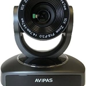 AVIPAS AV-1081G 10x HDMI PTZ Camera with IP Live Streaming - Dark Grey