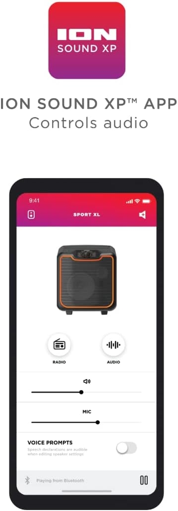 Ion Sport XL - High-Power All-Weather Rechargeable Bluetooth and NFC Enabled Speaker - MK3 - Image 9