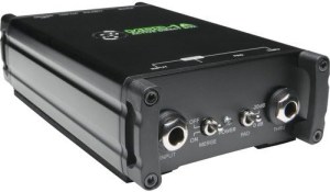 Mackie MDB Series, Passive Direct Box with 1/4” High-Impedance Input with Thru Output and Ground Lift (MDB-1P),Black