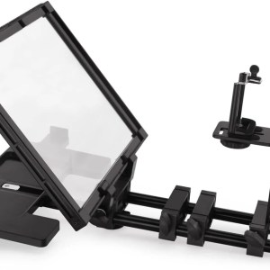 FILMCITY Easy Teleprompter Professional Portable Adjustable for iPad/Tablet/Tab/Smartphone/iPhone/DSLR Video Camera | with