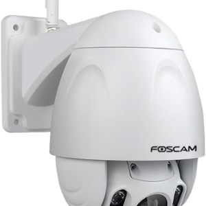 FOSCAM Outdoor PTZ (4x Optical Zoom) HD 1080P WiFi Security Camera - Pan Tilt Wireless IP Camera with Night Vision up to 196ft,