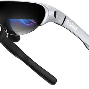 Rokid Air AR Glasses, Myopia Friendly Pocket-Sized Yet Massive Screen with 1080P OLED Dual Display, 43°FoV, 55PPD