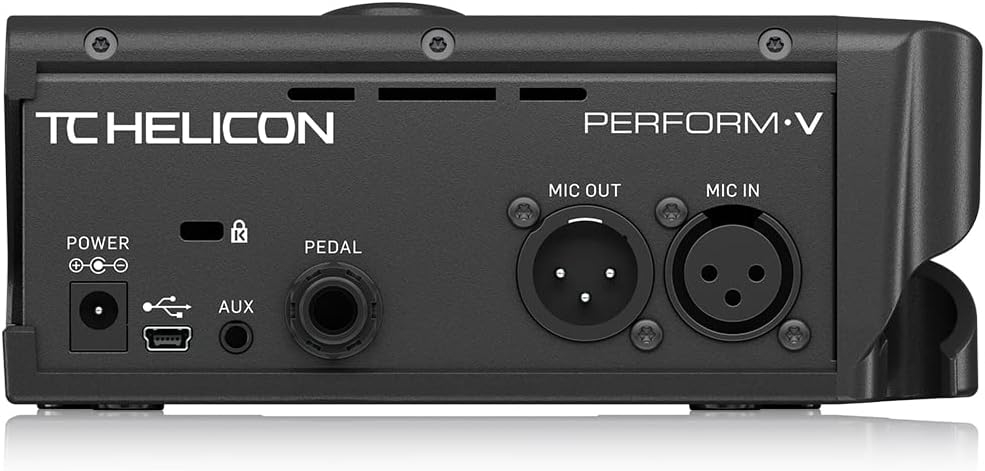 TC Helicon PERFORM-V Ultimate Mic Stand-Mount Vocal Processor for Quick and Easy Studio-Quality Sound with Expandable Effects - Image 5