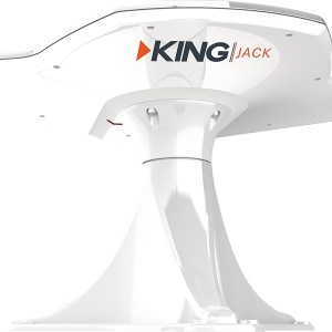 KING Jack HDTV Directional Over-The-Air Antenna with Mount - White